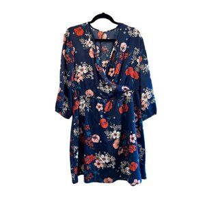 Floral Wrap Dress